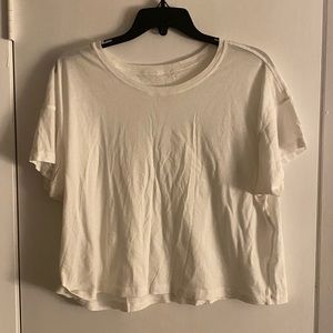 Women’s Lululemon White Crop Top